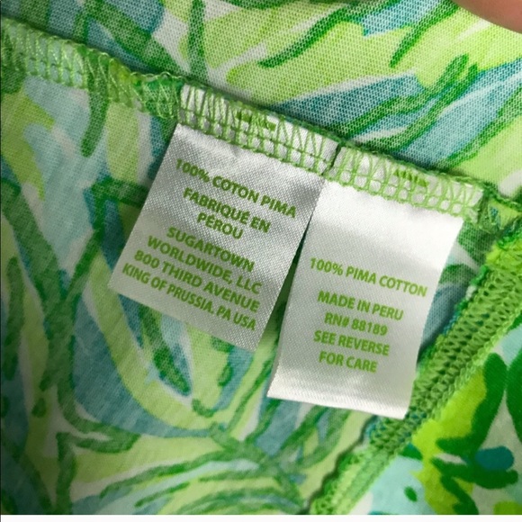 Lilly Pulitzer Palmetto Dress Green Parrot Sz S - Picture 8 of 8